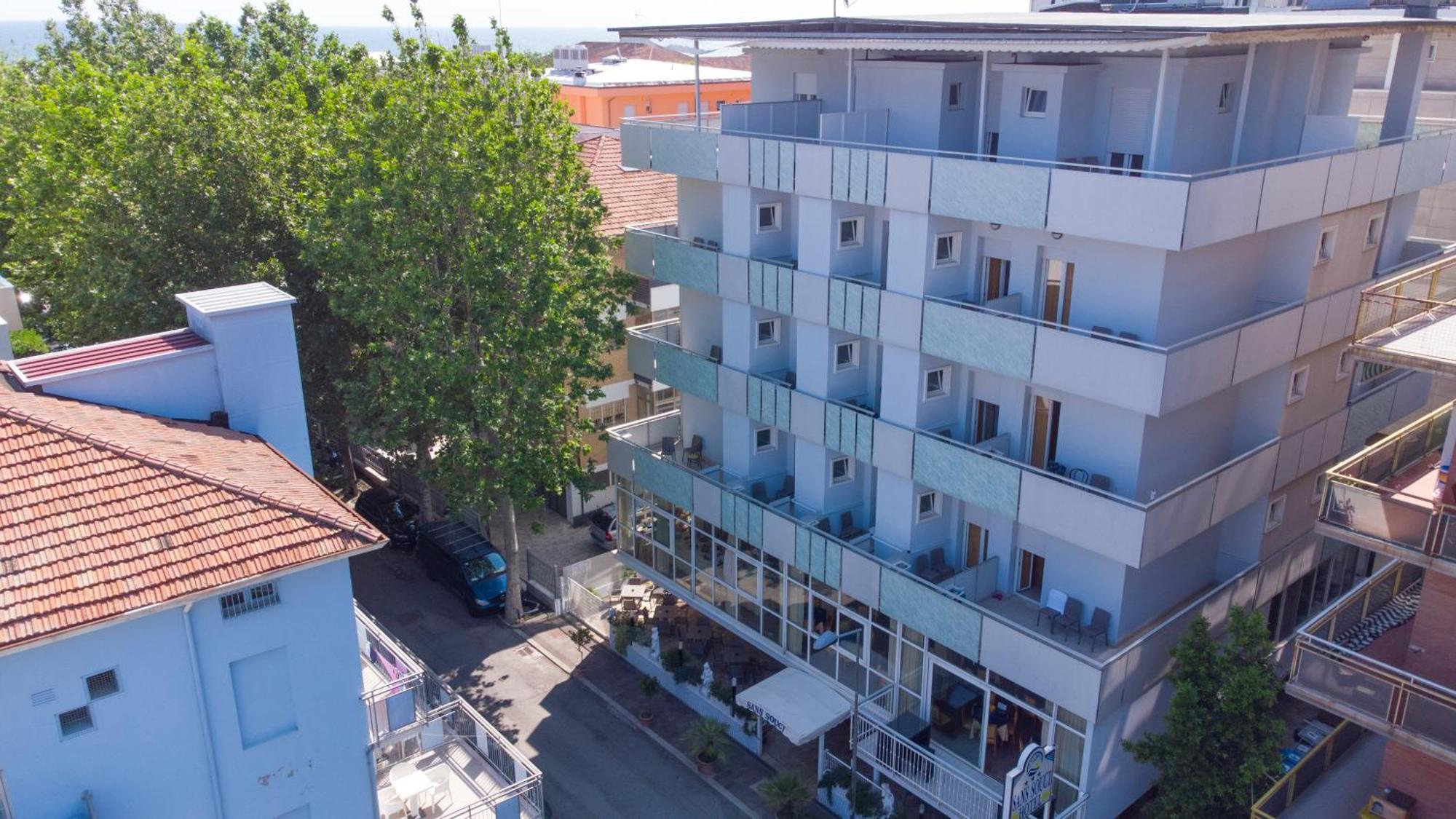 Hotel Sans Souci Rimini Exteriör bild