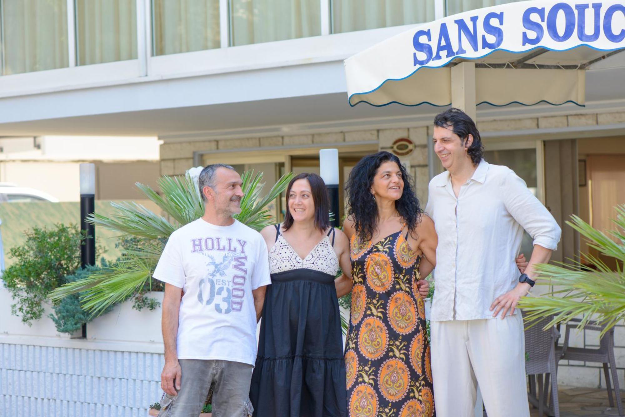 Hotel Sans Souci Rimini Exteriör bild